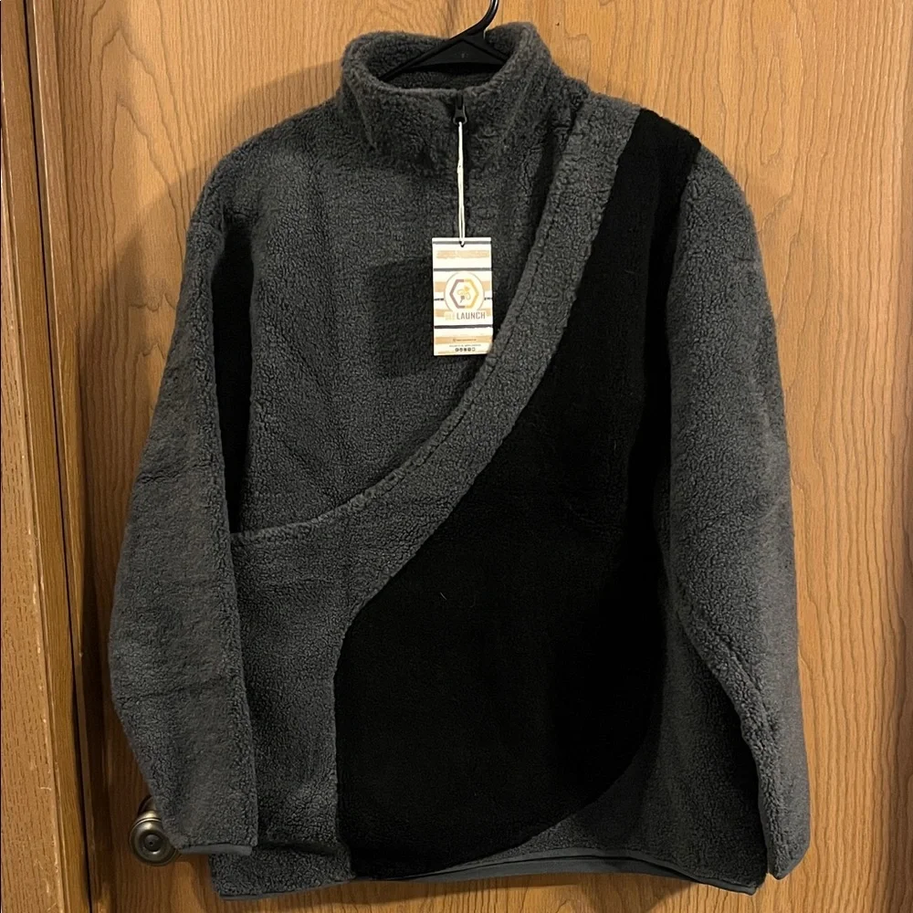BeeLaunch NEW Dark Gray Fleece Sweater with Kangaroo Pouch‎ Pet Carrier XS